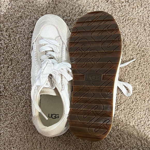 UGG White Platform Sneakers - Picture 4 of 5